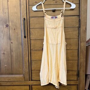 Urban Outfitters yellow Short overalls